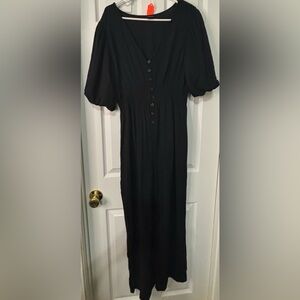 Wild Fable Elegant Black Romper-Large-Xl